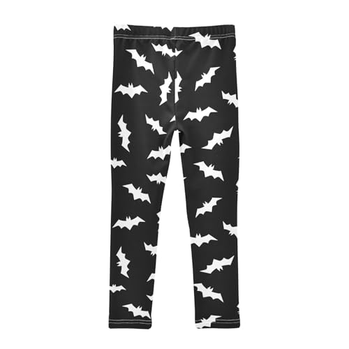 Toddler Girls Leggings Full Length Pants Cool Bat Active Leggings for Girls 6T2