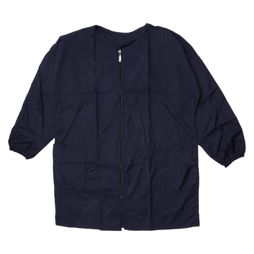 YROHGKPN Ropa de trabajo de peluquería uniforme peluquería chaquetas con bolsillos delantal baño para perros ropa de trabajo con bolsillos para el cuidado del pelo bata uniforme, Negro , Talla única