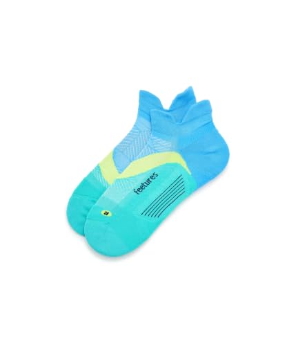Image of Feetures Elite Light Cushion No Show Tab Sock Wave