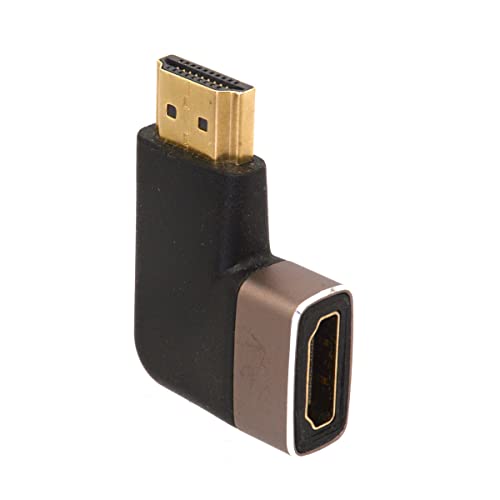 HTGuoji 8K HDMI Extender Adapter, HDMI Left Angle Male to Female Connector HDMI 2.1 Extension Coupler Adapter with 8K@60Hz - Image 2