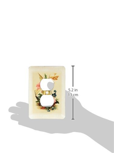 Impression de voilier vintage plaque 2 prises de couverture 3dRose