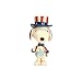 Enesco Peanuts by Jim Shore Mini Snoopy Patriotic Figurine, 3.75-inch high