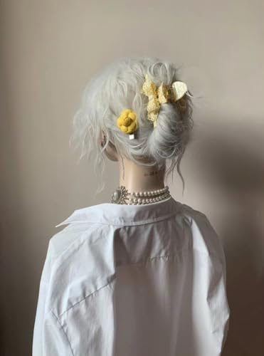 �~�f�B�A���{�E �o���X�N���b�v 2�w���[�X ���{�� �w�A�N���b�v �n�C�e�N�X�`�� �L���[�g �A�Z�e�[�g �m���X���b�v �w�A�N���b�v ���� & �ׂ��� & �J�[���[ �w�A �t�@�b�V���� �w�A�A�N�Z�T���[ (�C�G���[)