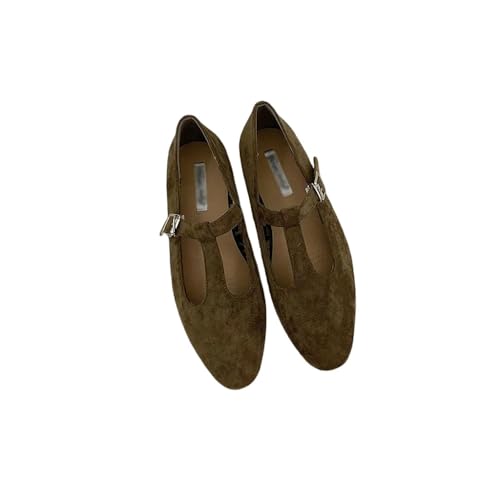 Chaussures plates Mary Janes bout rond JCVBN décontracté bride en T lolita