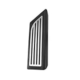 Material: metal xiuxiu Ajuste para Tesla Modelo 3 Modelo3 Aleación de Aluminio Pedal de Pedal Acelerador Pedal de Freno Cubierta Coche Interior Accesorios Modelo Tres (Color Name : New Rest Pedal)