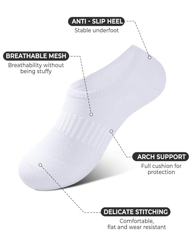 BOOPH 10 Pairs Kids Socks Boys Girls Athletic Ankle Socks Low Cut Cotton Non Slip No Show Sock3