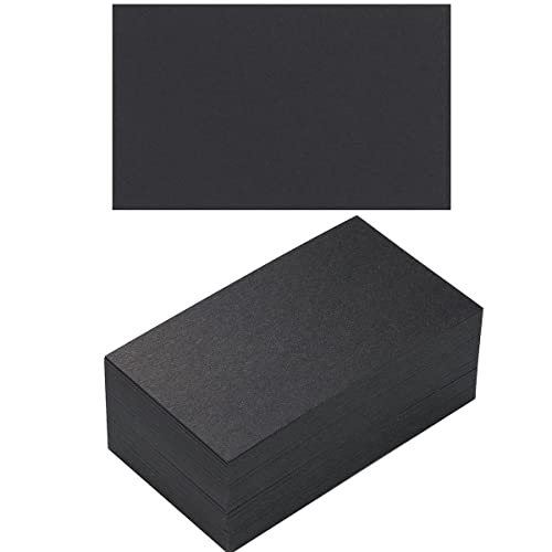 100 Pack Thick Paper Cardstock Blank Heavy Cards Stock For Invitations, Greeting Cards Making, Postcards, Photos, 250Gsm Thick Paper (Black, 3X5 Inches) #TOP9