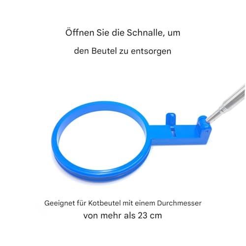Ramasse-déjections canines pliable et extensible pour les balades - 8