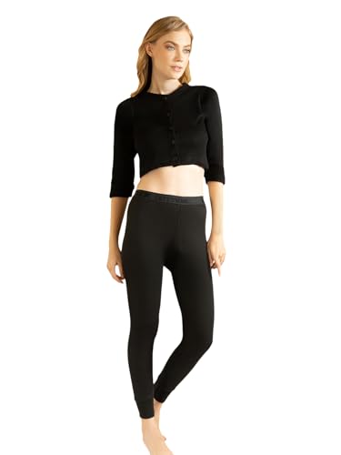 Image of Lux Cottswool Women's Upper and Lower Thermal Set | Thermal Set for Women