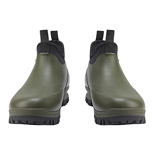 Sludgy 6" 4mm Forest green| Insulated Waterproof Rubber Ankle Waterproof Shoes for Rain and Mud, Fishing, Hunting (Adult, Men, 13, Numeric, US Footwear Size System, Medium)4