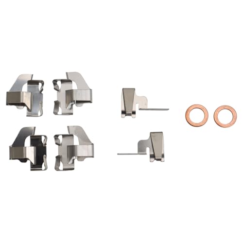 Image of TRQ Brake Caliper Set Compatible with 2005-2007 Ford F-250 Super Duty F-350 Super Duty