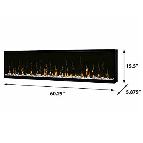 Dimplex IgniteXL 60 inch Built-in Linear Electric Fireplace with ...