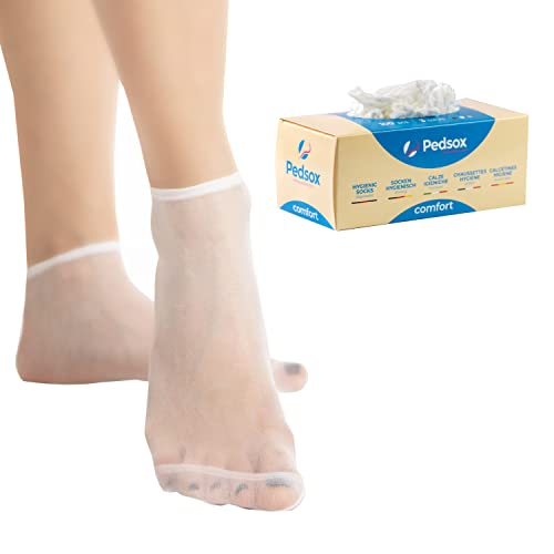 100pcs Disposable Hygienic Try On Socks, Comfort Line, Unisex, One Size