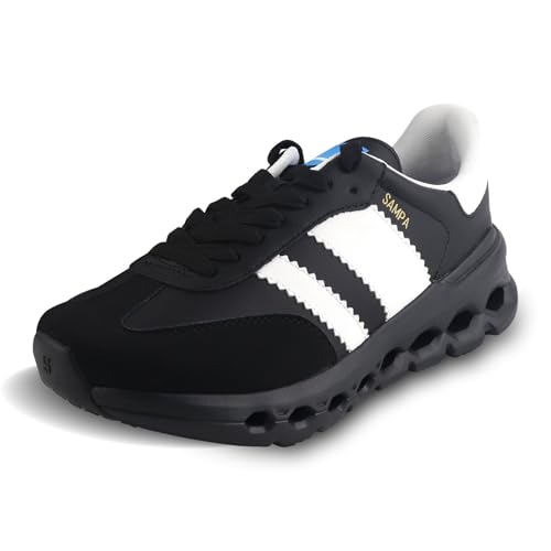 Sneakers for Women Men Non-Slip Work Shoes Casual Lace-Up Tennis Shoes Womens Fashion Sneakers - Lightweight Arch Support All-Day Comfort Sneakers