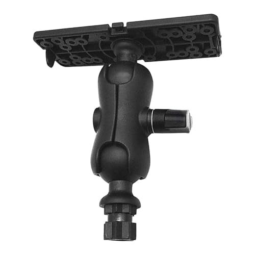 Placa de Montaje para buscador de Peces: Base de Montaje Universal, Soporte de Peces versátil para Barcos y Equipos de, decoración de con Soporte Ajustable de rotación de 360 ​​Grados | E
