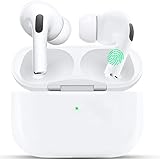 【Certificado MFi Apple】 Auriculares Inalambricos Bluetooth 5.3 con Hi-Fi Estéreo,HD Micró con Caja de Carga Rapida,Cascos Inalambricos Bluetooth IPX7 Impermeables con 4 Microfono para iPhone Android