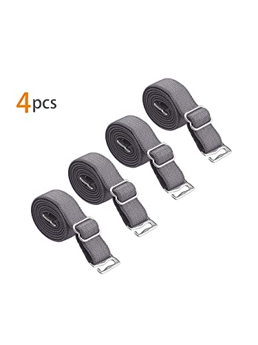 Image of uxcell 2 Pair 10 /12 /15 /18 /20mm Width Stretchable Shoulder Bra Straps Adjustable Elastic Straps for Women