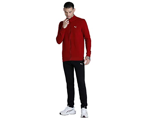 Image of Puma Men Cotton Blend Standard Length Jacket