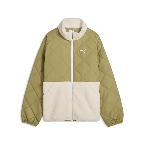 Veste transsaisonnière PUMA Quilted Sherpa Jacket enfant idéale pour l'école et le parc