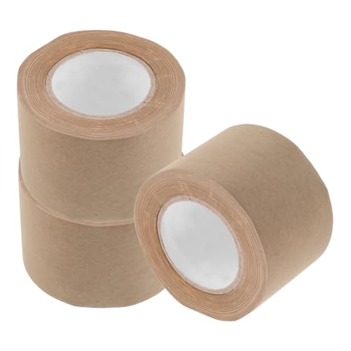 Ruban adhésif kraft activé par l'eau 6 cm x 3 pcs pour aquarelle et encadrement