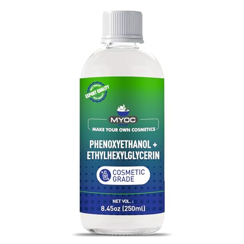 Image of Phenoxyethanol + Ethylhexylglycerin Preservative - Liquid Cosmetic Grade Solution for Skincare & Personal Care Formulations - 250ml