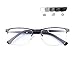 LJIMI Photochromic Progressive Multifocus Reading Sunglasses UV400 Protection Multifocal Trifocal Transition Sun Readers Blue Light Blocking Computer Glasses for Women Men Anti Glare Eyeglasses Shades