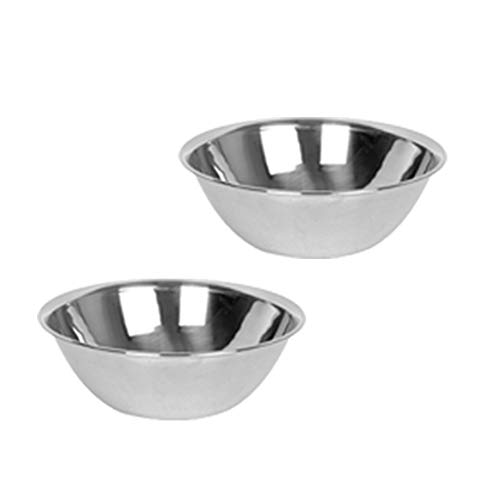 Tazones de Mezcla de Acero Inoxidable 4 Qt, 2 Piezas miniatura 1