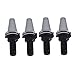 4Pcs CAT40 Tool Holder ER16 Collet Chuck Set length 4