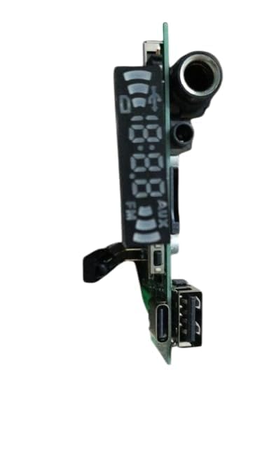 Image of 5V Wireless HI-FI USB /FM /5W+5W Audio Amplifier Bluetooth Circuit Module with Display, Volume, Echo, Mic for Trolley Speaker Decoder Board.