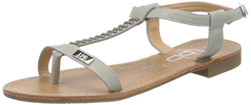 LES P'TITES BOMBES Emilie, Sandale Femme, Argent, 41 EU