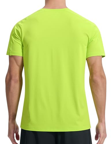 EZRUN Men's Lightweight Short Sleeve T-Shirt Quick Dry Workout Running Athletic Swim Shirts Fishing Rash Guard2