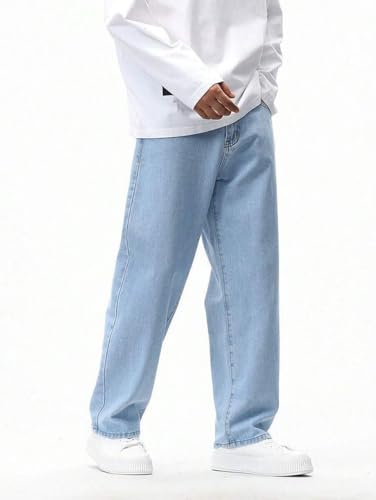 O2 ROUTE Straight Fit Mid Rise Light Blue Men Denim Jeans - Image 4