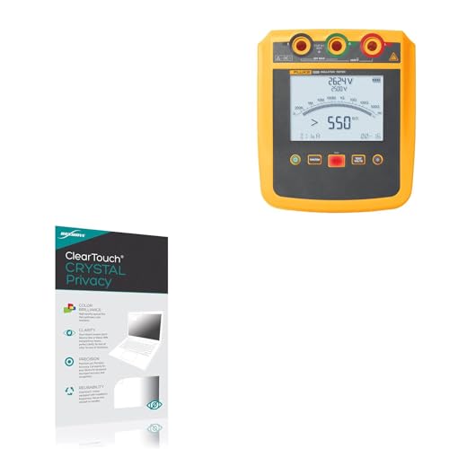 BoxWave Screen Protector Compatible with Fluke 1535 - ClearTouch Crystal Privacy (2-Pack), Privacy Screen Protector Flexible Film Clear