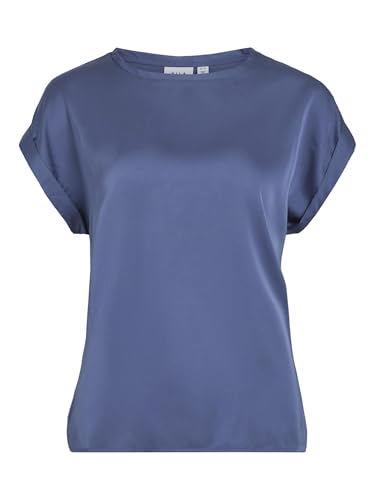 Vila VIELLETTE S/S Satin TOP - NOOS