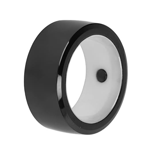 VGEBY R5 NFC Smart Ring, Multifunctional 128GB Large Storage Space Intelligent Wearable NFC Ring for Mobile Phone (M)