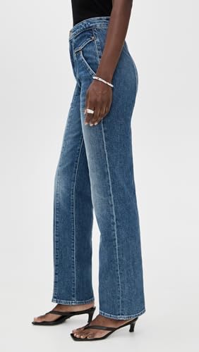 MOTHER Women's The Riveter Rambler Zip Sneak Jeans4