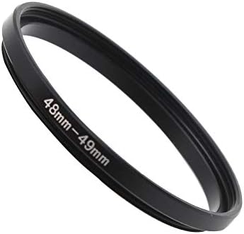 Mecion Step Up Rings Adapter 48mm to 49mm Step-Up Lens Adapter Ring For Filters