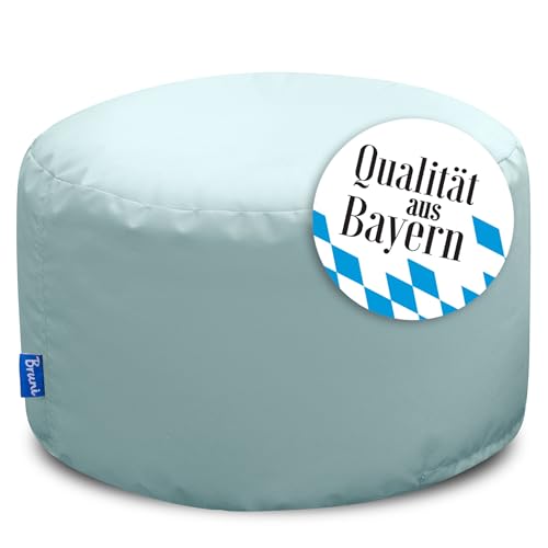 Bruni Pouf Sitzhocker L in Eisgrau – runder Sitzpouf, Indoor und Outdoor als Fußhocker, Yoga-Sitzkissen, Meditationskissen geeignet, in Deutschland gefertigt Bruni Pouf Sitzhocker L in Eisgrau – runder Sitzpouf, Indoor und Outdoor als Fußhocker, Yoga-Sitzkissen, Meditationskissen geeignet, in Deutschland gefertigt