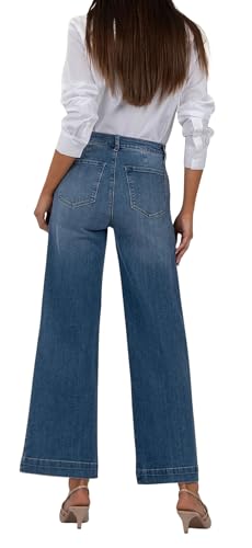 KUT from the Kloth Women's Meg High-Rise Over Size Wide Stitch in Unequalled2