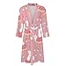 Silly Goose Rainbow Fashion Bath Robe Soft Bathrobe for Women Men Nightgown Loungewear