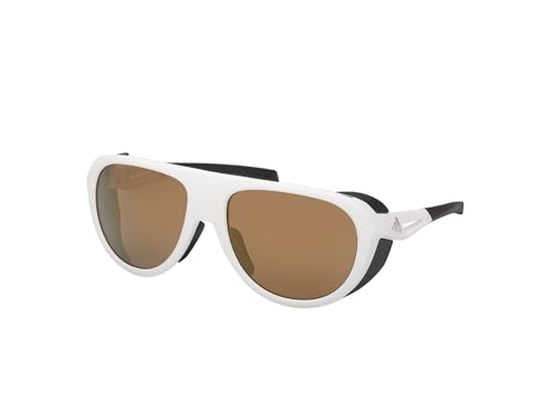 Adidas Lunettes de Soleil Sport SP0110 lunettes blanches de cyclisme et course unisexe
