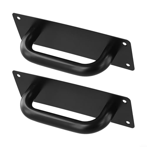 Juego de 2 tiradores de puerta de acero inoxidable ignífugos para puertas correderas y puertas cortafuegos con mayor durabilidad y uso práctico