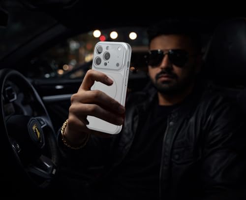 Image of SHINESTAR Premium Luxury Case Compatible with iPhone 12 Pro Max | Protective Back Cover with Camera Lens Safety | Wireless Charging Support | Slim Fit Durable Design | Enhanced Grip Protection Silver