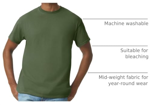 Image of Gildan Adult Heavy Cotton T-Shirt, Style G5000