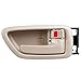 AUTEX Door Handle Interior Front/Rear Right Beige Compatible with Toyota Avalon 2000 2001 2002 2003 2004 Door Handle Passenger Side 81247