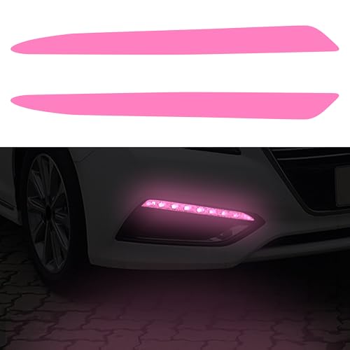 Film vinyle feux circulation diurnes Hyundai Sonata 2014-2019 rose TOMALL