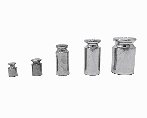 Juego de 5 pesas de calibración para báscula digital miniatura 1