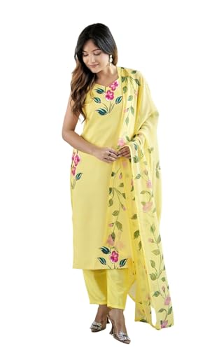Kurta avec dupatta en coton pour éviter la chaleur de l'été avec élégance et confort