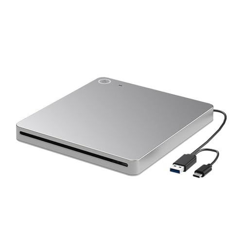 Grabadora de DVD Externa USB 3.0 Tipo C Lector CD Portátil para Laptop y PC 2