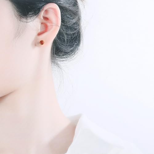 Boucles d'oreilles jade Hetian et agate rouge cadeau idéal
